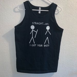 Straight But I Got Your Back Graphic T-shirt